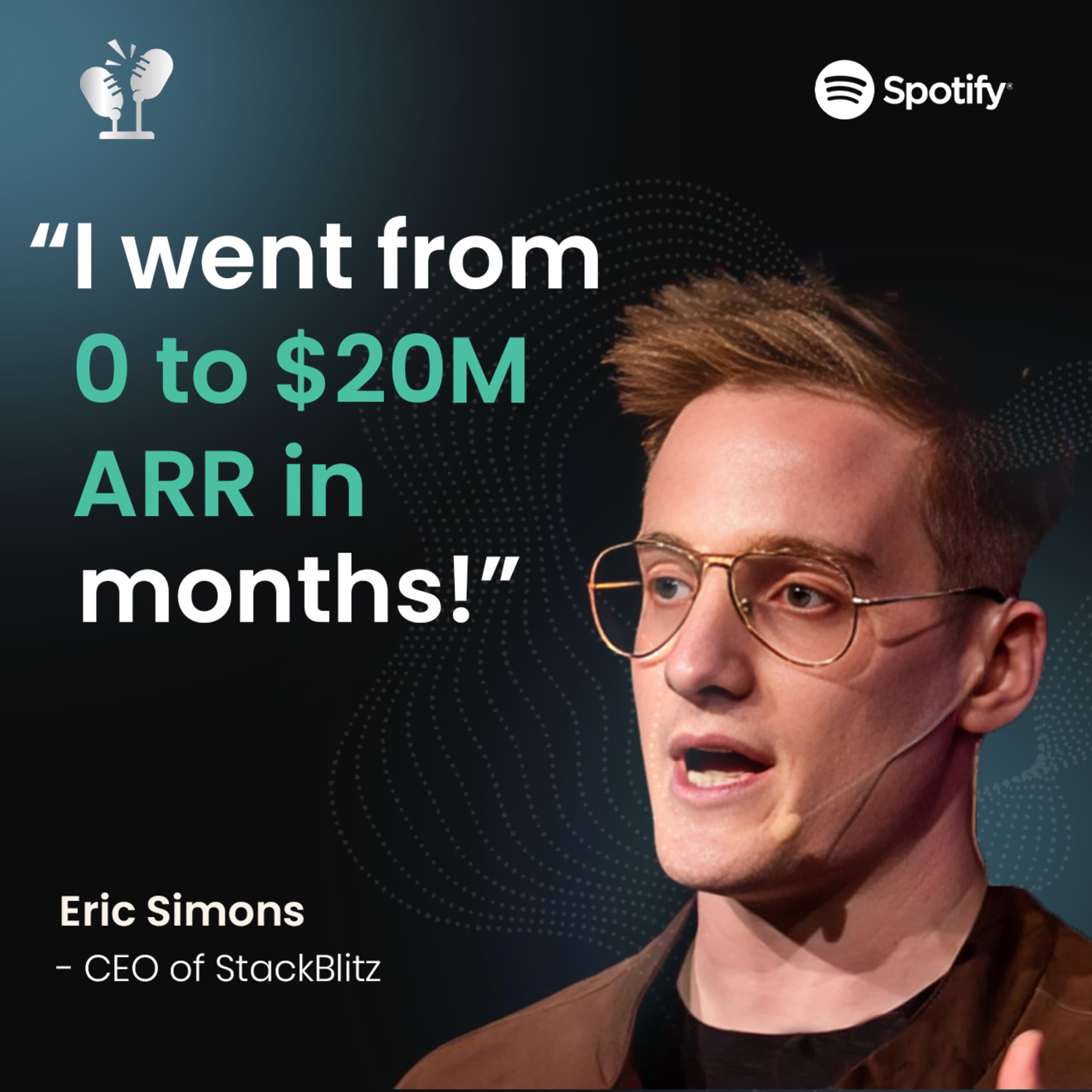 Cover art for #51 The Future of No-Code: AI-Powered Apps & Businesses | Eric Simons (Stackblitz) - The Founder's Foyer Podcast