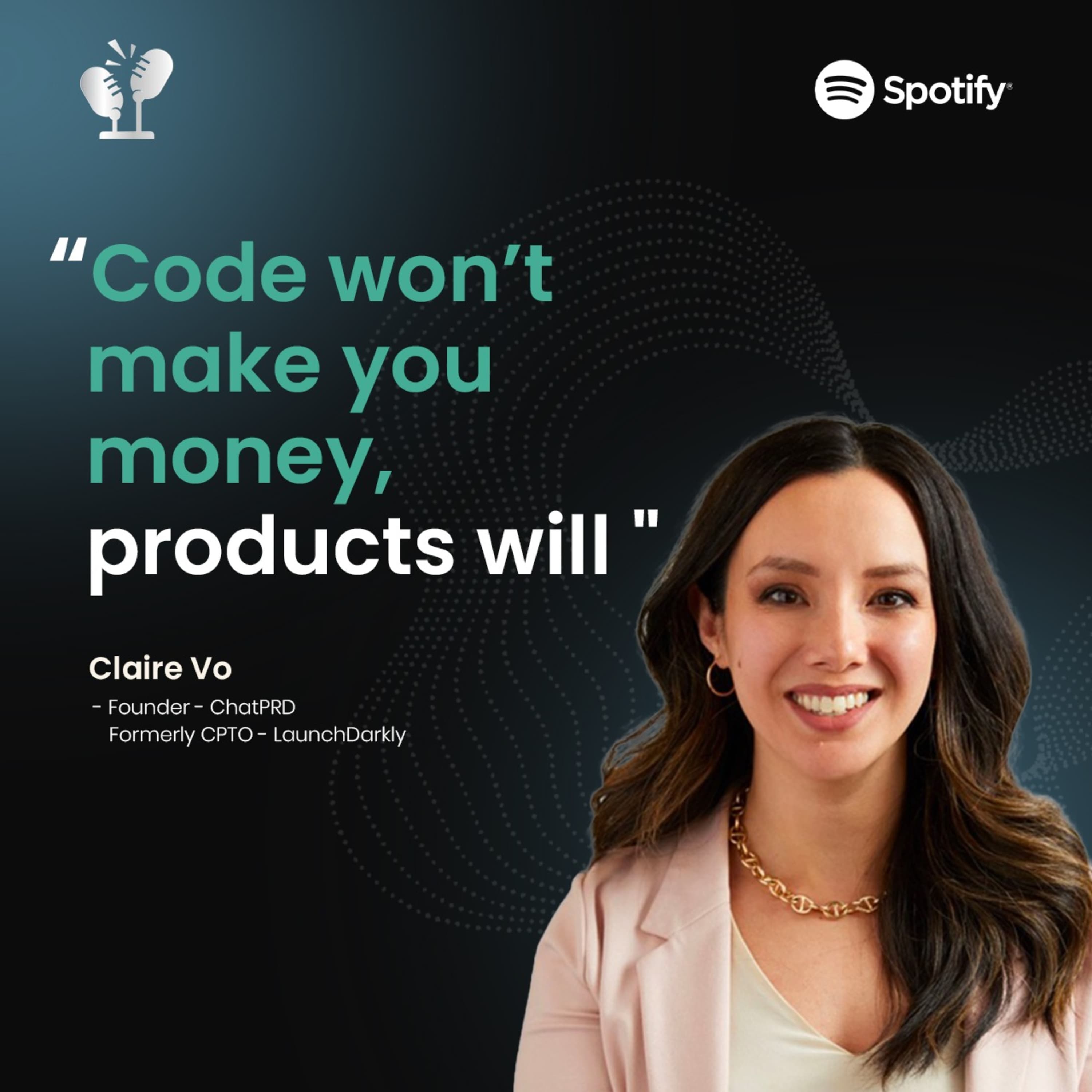 Cover art for #58 Why should founders treat AI like a teammate? | Claire Vo, Founder of ChatPRD.ai - The Founder's Foyer Podcast