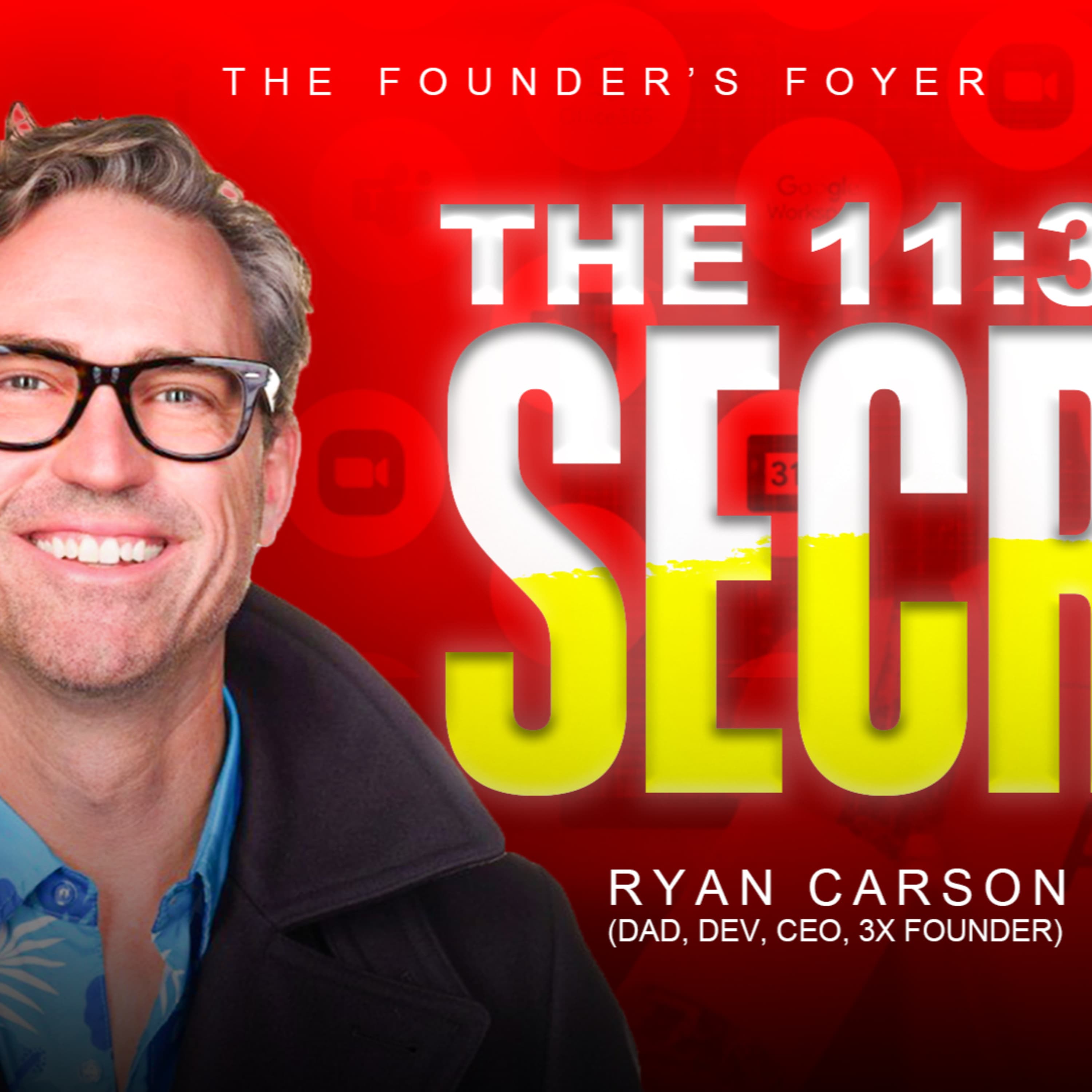 Cover art for #65 He Replaced 100 Employees with AI Agents (Here's how) ft. Ryan Carson, 3x Founder & AI Builder - The Founder's Foyer Podcast